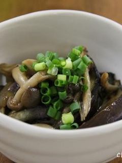 きのこと茄子の柚子胡椒炒め-レシピのメイン写真