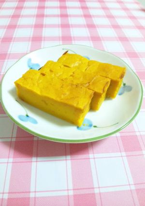 冷やして美味しいかぼちゃのケーキ♪-レシピのメイン写真