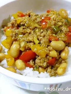 大豆ドライカレー-レシピのメイン写真