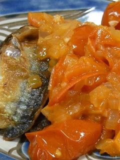 秋刀魚のソテー フレッシュトマトソース-レシピのメイン写真