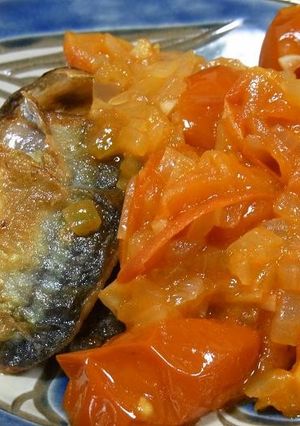 秋刀魚のソテー　フレッシュトマトソース-レシピのメイン写真