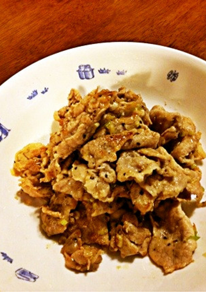 あっさりこってり!?豚肉のねぎ塩炒め-レシピのメイン写真