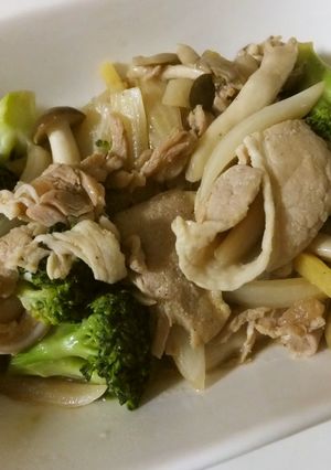 低カロ！ブロッコリーと豚肉の中華風炒め-レシピのメイン写真