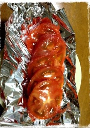 焼きトマトのヘルシーおやつ♡-レシピのメイン写真