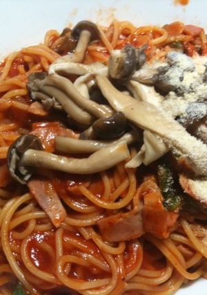10分でできる、簡単、秋のナポリタン-レシピのメイン写真
