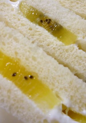 私の朝食~ヨーグルトフルーツサンド~-レシピのメイン写真