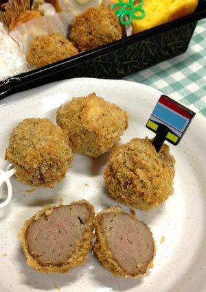 ＊お弁当にもう一品＊ミートボールフライ-レシピのメイン写真