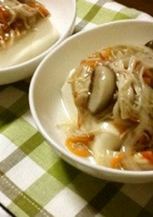 豆腐のたっぷりきのこ-レシピのメイン写真