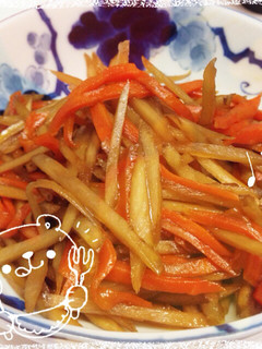 きんぴらごぼう(覚え書)-レシピのメイン写真