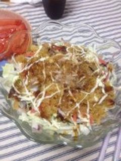 キャベツもりもり!お好み焼き風サラダ ☆-レシピのメイン写真