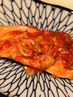 ご飯に合う♪トースターで葱味噌サーモン-レシピのメイン写真