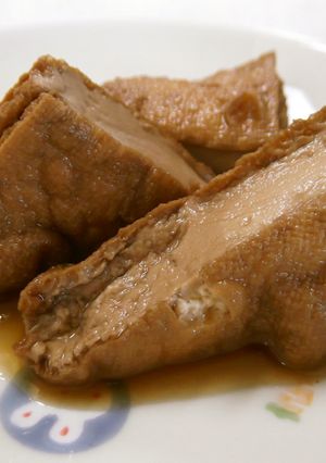 ♪ご飯が進むぅ~♪厚揚げの甘辛煮-レシピのメイン写真