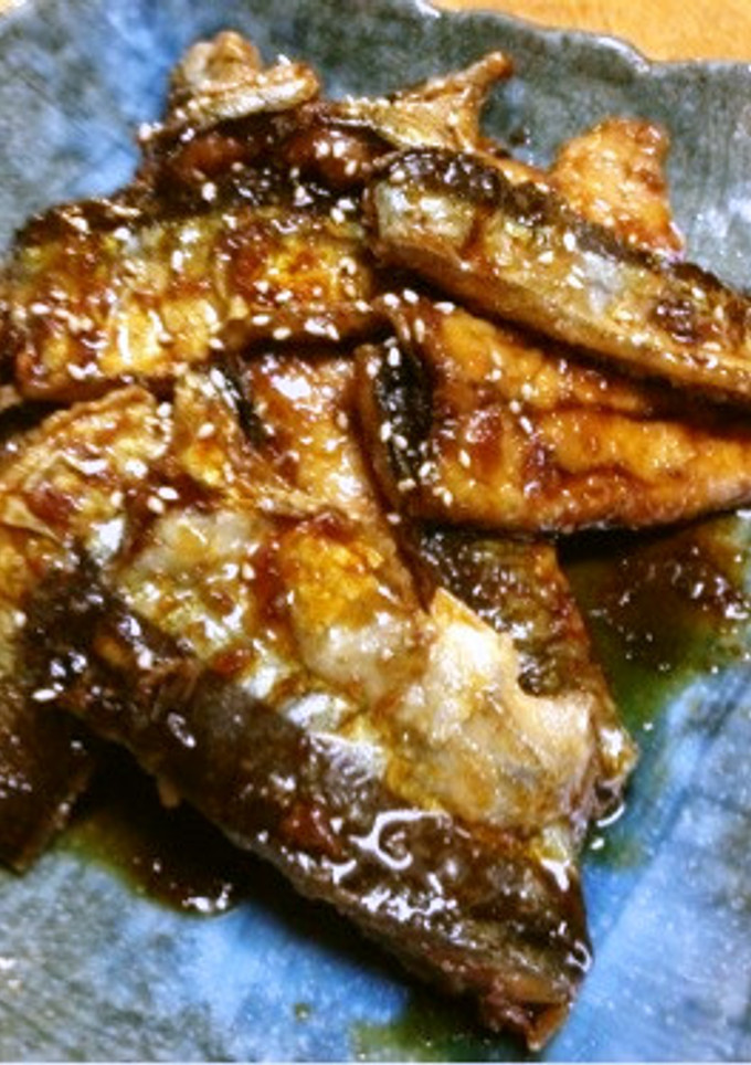 揚げ焼きサンマの蒲焼風-レシピのメイン写真