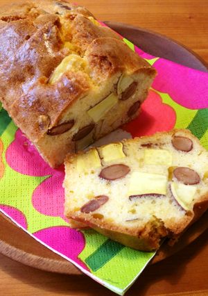 さつまいもと金時豆のパウンドケーキ-レシピのメイン写真