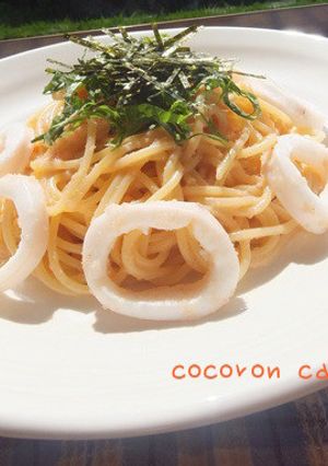 イカと大葉の明太子パスタ-レシピのメイン写真