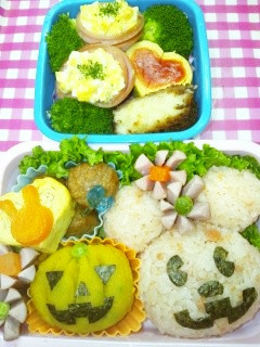 キャラ弁☆ミッキーマウス ハロウィン-レシピのメイン写真