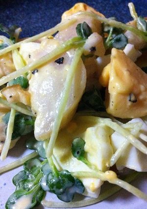 貝柱とチーズのサラダ-レシピのメイン写真