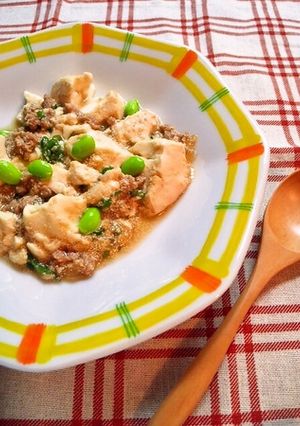カラダにやさしいマーボめんたい豆腐-レシピのメイン写真