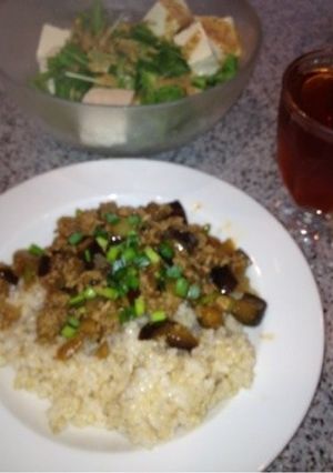 なすと豚ひき肉の味噌炒め-レシピのメイン写真