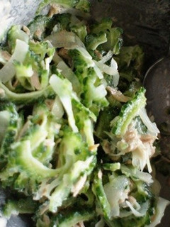 かんたんおいしいゴーヤ×ツナサラダ-レシピのメイン写真