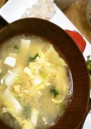 お野菜たっぷり栄養満点なかき卵スープ-レシピのメイン写真