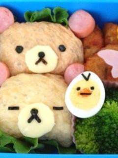 リラックマ&コリラックマいなり弁当-レシピのメイン写真