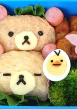 リラックマ＆コリラックマいなり弁当-レシピのメイン写真