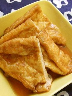 油揚げの甘辛煮♪-レシピのメイン写真