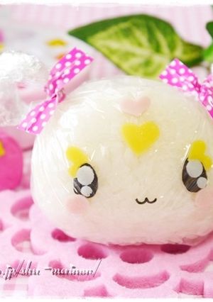 プリキュアキャンディ☆ラップ付きおにぎり-レシピのメイン写真