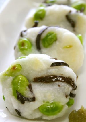 枝豆ときくらげの〈揚げない〉練り物天-レシピのメイン写真