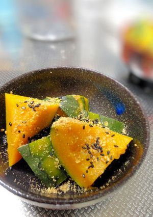 お弁当や箸休めに☆かぼちゃの胡麻和え-レシピのメイン写真