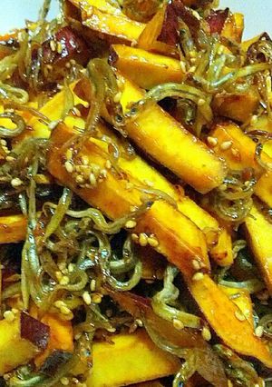 栄養満点。さつま芋のカリカリ揚げ-レシピのメイン写真