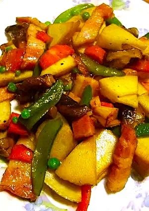 筍とスナップえんどうの中華炒め-レシピのメイン写真