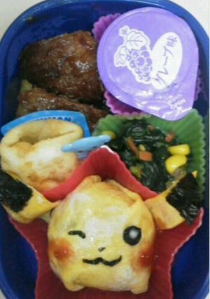 ピカチュウ☆幼稚園キャラ弁当☆-レシピのメイン写真