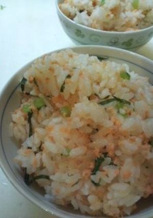 鮭と大根菜のご飯-レシピのメイン写真