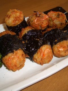 川エビとすりレンコンの磯辺揚げ-レシピのメイン写真