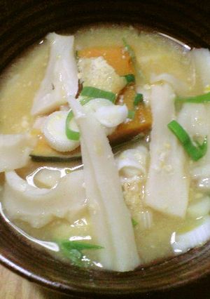 ちくわぶのほうとう風汁-レシピのメイン写真