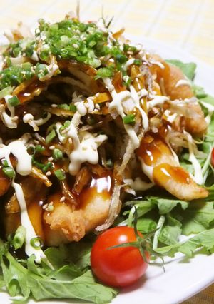 パリパリごぼうと鶏のとろみ南蛮-レシピのメイン写真