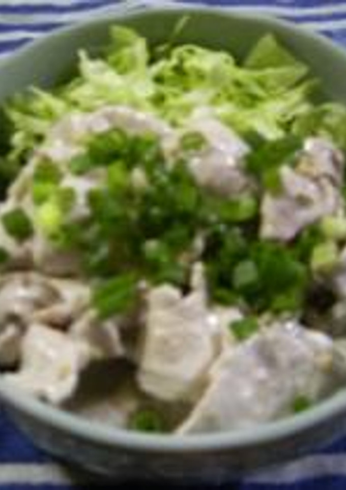 茹豚ゆず胡椒マヨ合え-レシピのメイン写真