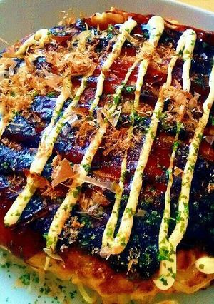 山芋たっぷりでふんわり♡お好み焼き-レシピのメイン写真