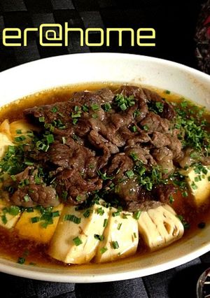 レンチン肉豆腐-レシピのメイン写真