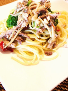 ★絶品さんまのオイルソースパスタ★-レシピのメイン写真