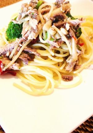 ★絶品さんまのオイルソースパスタ★-レシピのメイン写真