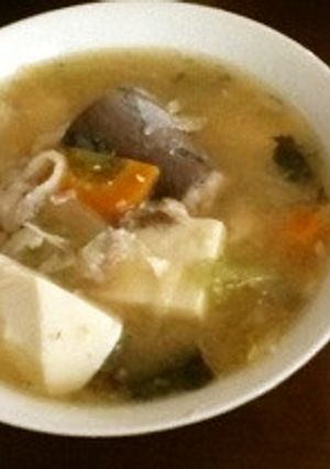 栄養満点‼具沢山味噌汁♪-レシピのメイン写真