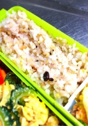 塩麹と梅の炊き込みご飯-レシピのメイン写真