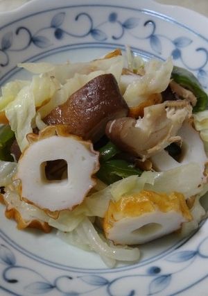 ちくわ入野菜炒め-レシピのメイン写真