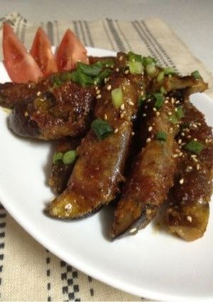 肉巻き茄子の味噌炒め-レシピのメイン写真