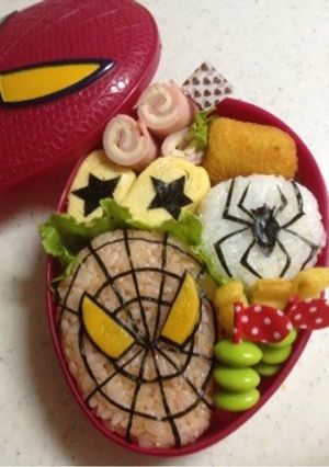 キャラ弁☆スパイダーマン-レシピのメイン写真