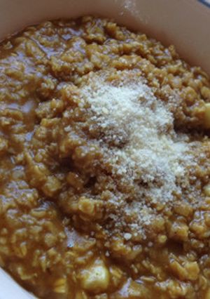 C級グルメ？カレー味のオートミール-レシピのメイン写真