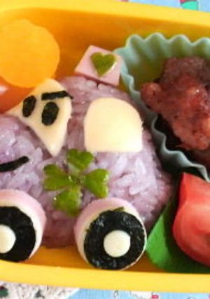 *キャラ弁*簡単くるまおむすび-レシピのメイン写真